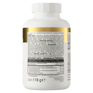 Омега-3 OstroVit Omega 3 Ultra 90 капс