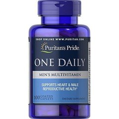 Витамины для мужчин Puritans Pride One Daily Men's Multivitamin 100 caplets