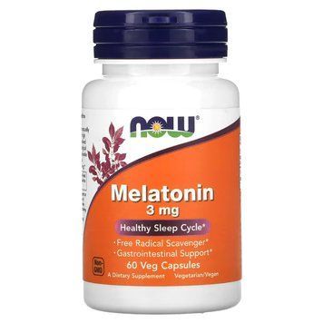 Мелатонин NOW Foods Melatonin 3 мг 60 капс