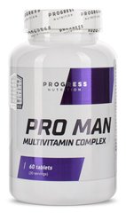 Витамины для мужчин Pro Man  60 tab Progress Nutrition