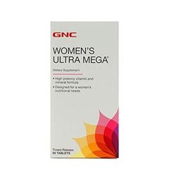 Витамины для женщин Women's Ultra Mega GNC 90 капс