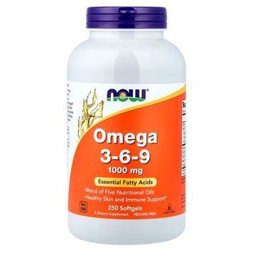 Омега-3-6-9 NOW Foods 1000 мг 250 капс США