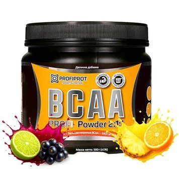 Аминокислоты BCAA 2:1:1 PROFIPROT 500 г | со вкусом