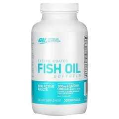 Рыбий жир Optimum Nutrition  Enteric Coated Fish Oil  200 капс США
