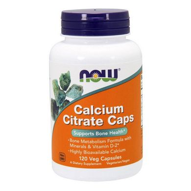 Кальций Calcium Citrate Caps NOW 120 veg caps США