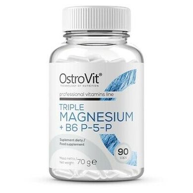 OstroVit Triple Magnesium + B6 90 капс