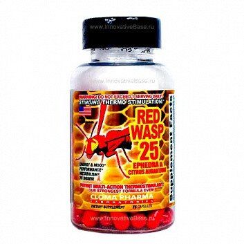 Жиросжигатель Red Wasp 25 Cloma Pharma 75 капс