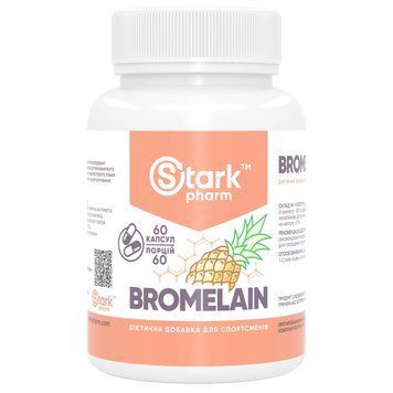 Бромелайн Stark Pharm Bromelain 300 мг 2400 GDU/g 60 капс