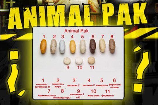 Витамины Animal Pak Universal Nutrition 44 пак