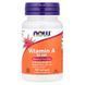Вітамін А NOW foods Vitamin A 25000 MO 100 капс США