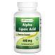 Альфа-ліпоєва кислота Best Naturals 600 мг 120 капс