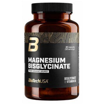 Магний бисглицинат BioTech USA Magnesium Bisglycinate 250 мг 90 капс