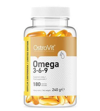 Риб'ячий жир омега 3-6-9 Ostrovit Польща 180 капс