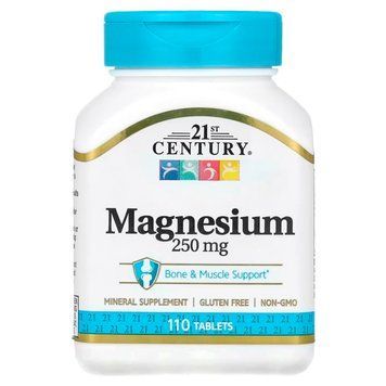Магній 21st Century Magnesium 250 мг 110 таб США