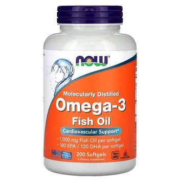 Омега-3 Now Foods Omega-3 200 капс США