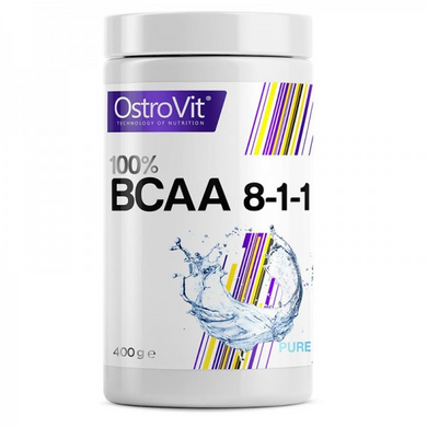 Аминокислота BCAA 8:1:1 Ostrovit 400 g без вкуса