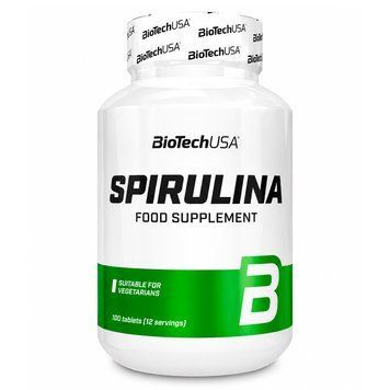 Спирулина BioTech USA Spirulina 1800 мг 100 таб