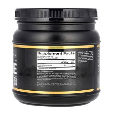 Креатин моногидрат California Gold Nutrition Sport Creatine 454 г США