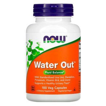 Водный баланс Now Foods Water Out 100 капс США