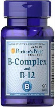 Вітаміни групи B1, В2, В3, В12 Puritan's Pride 90 таб США
