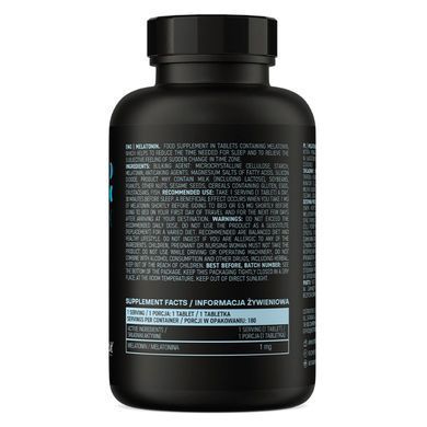 Мелатонін OstroVit Melatonin 1 мг 180 таб