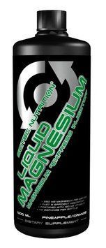 Вітаміни та мінерали Магній рідкий Scitec Magnesium Liquid, 1 л - ананас-апельсин