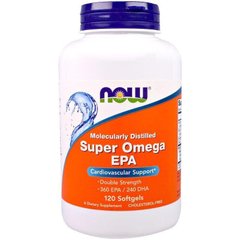 Рыбий жир Now США Super Omega-3 EPA 120 softgels