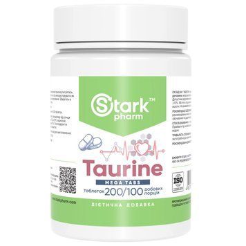 L-Таурин Stark Pharm  L-Taurine 500 мг 200 таб