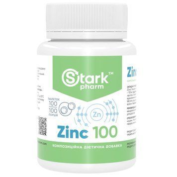 Цинк Stark Pharm Zinc 100 мг 100 таб