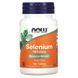 Селен NOW Foods Selenium 100 мкг 100 таб