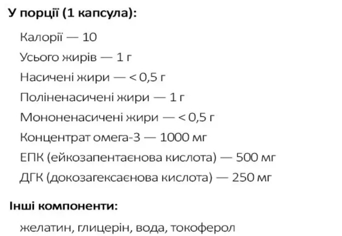 омега 3 для чоловіків і жінок